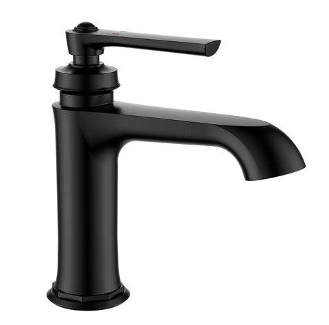 Mitigeur Lavabo Bas Lady S Noir Mat